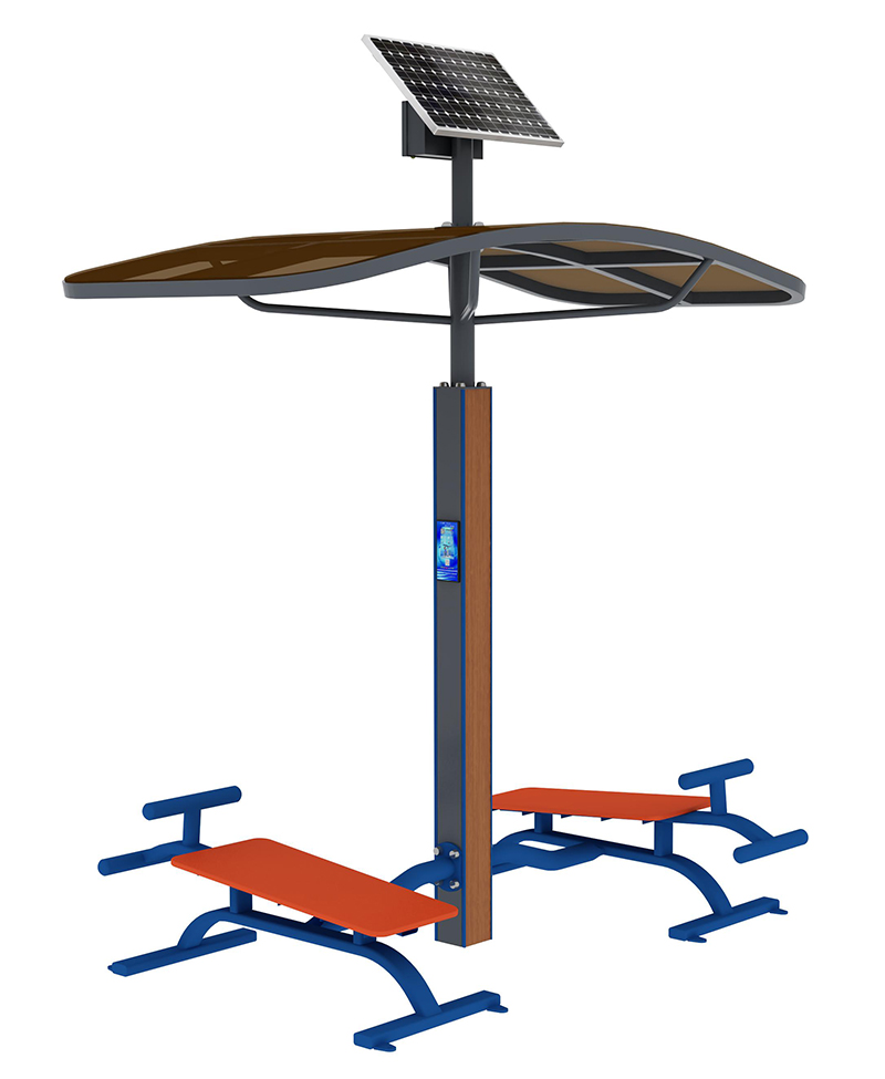 Outdoor fitness facilities in the community